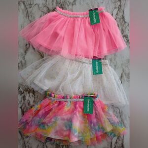 (Bundle) 3 Garanimals Colorful Tutus Size 12 Months